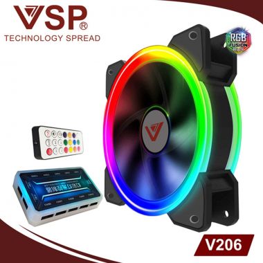 Bộ Kit 3 Fan VSP V206 LED RGB